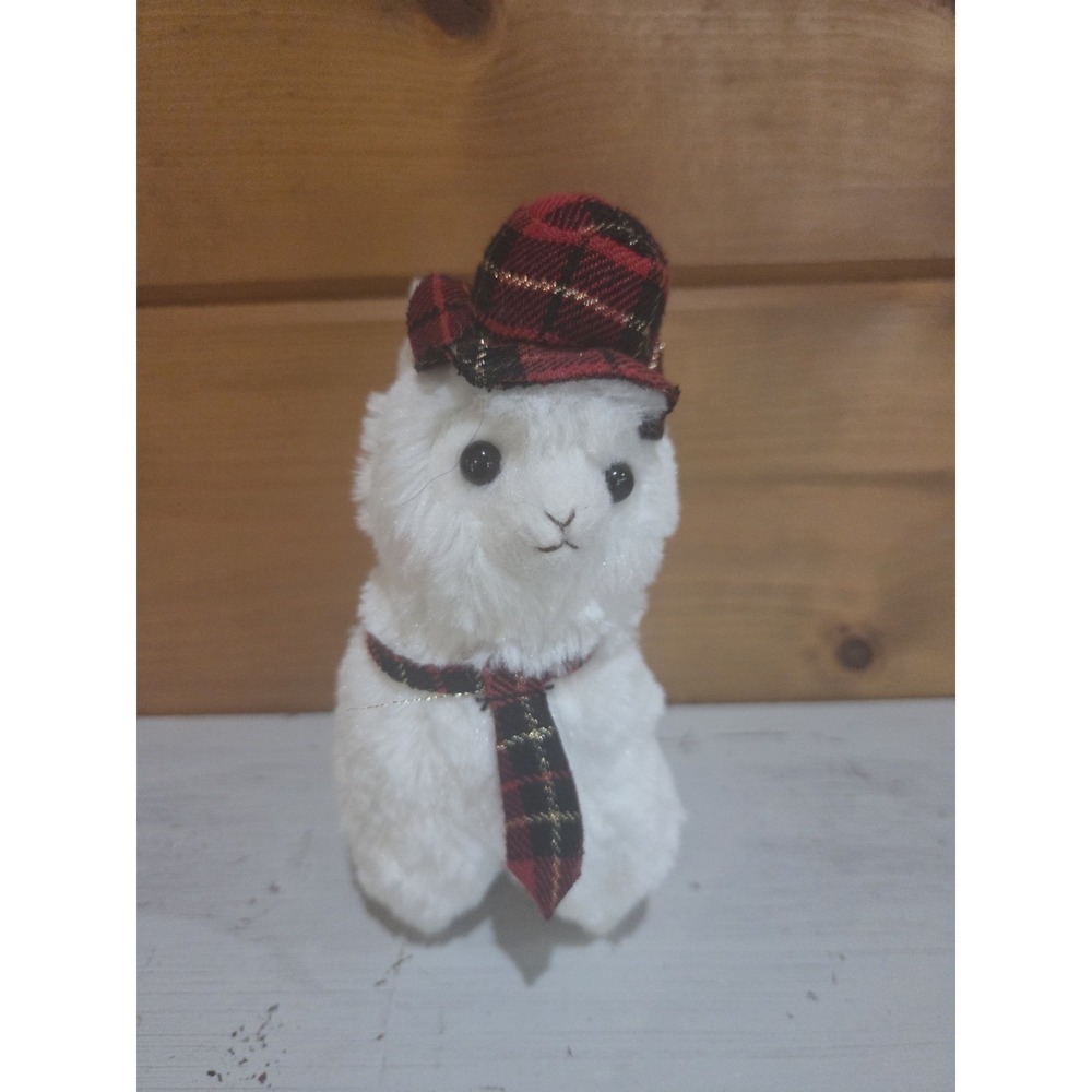 Alpaca C0910A Alpacasso White Amuse Plush 7" Stuffed Toy Doll Japan Plush Animal